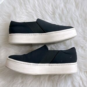 Vince black platform sneakers shoes 8.5